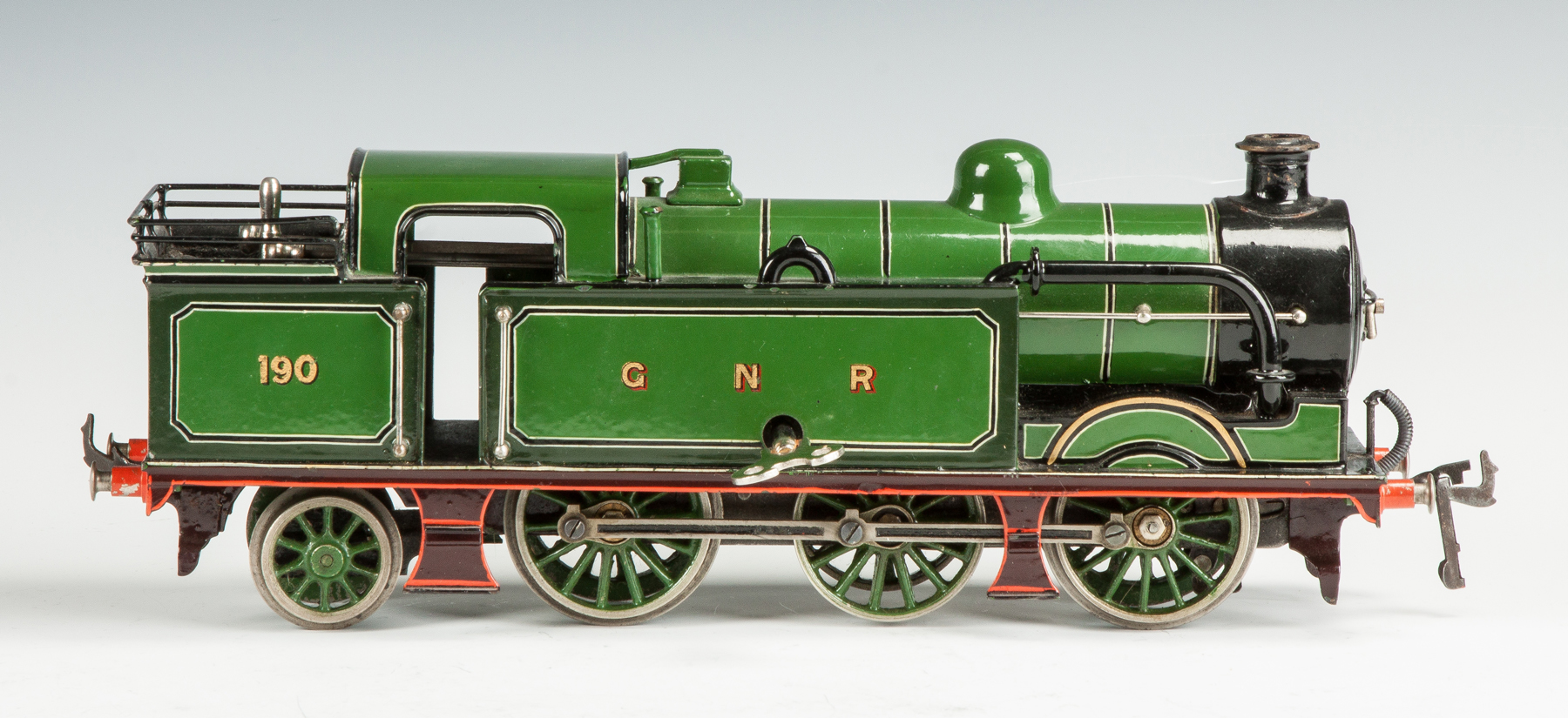 Appraisal: Bing for Bassett-Lowke Clockwork Tank Engine GNR Painted tin