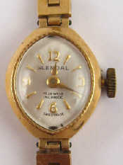 Appraisal: A carat gold lady's wrist watch and bracelet dial approx