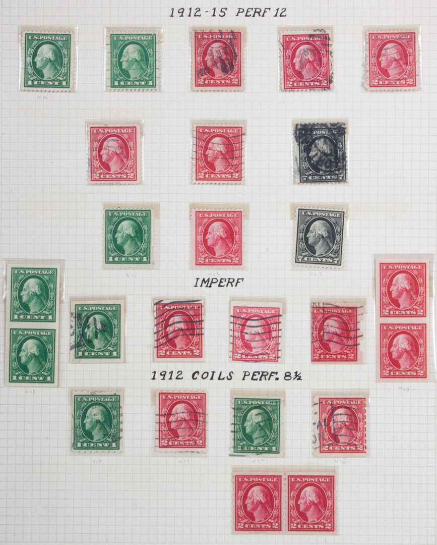 Appraisal: United States Bureau definitives -' good selection of mint and