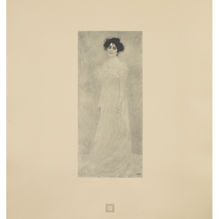 Appraisal: Gustav Klimt Austrian - Portrait of Serena Lederer collotype No