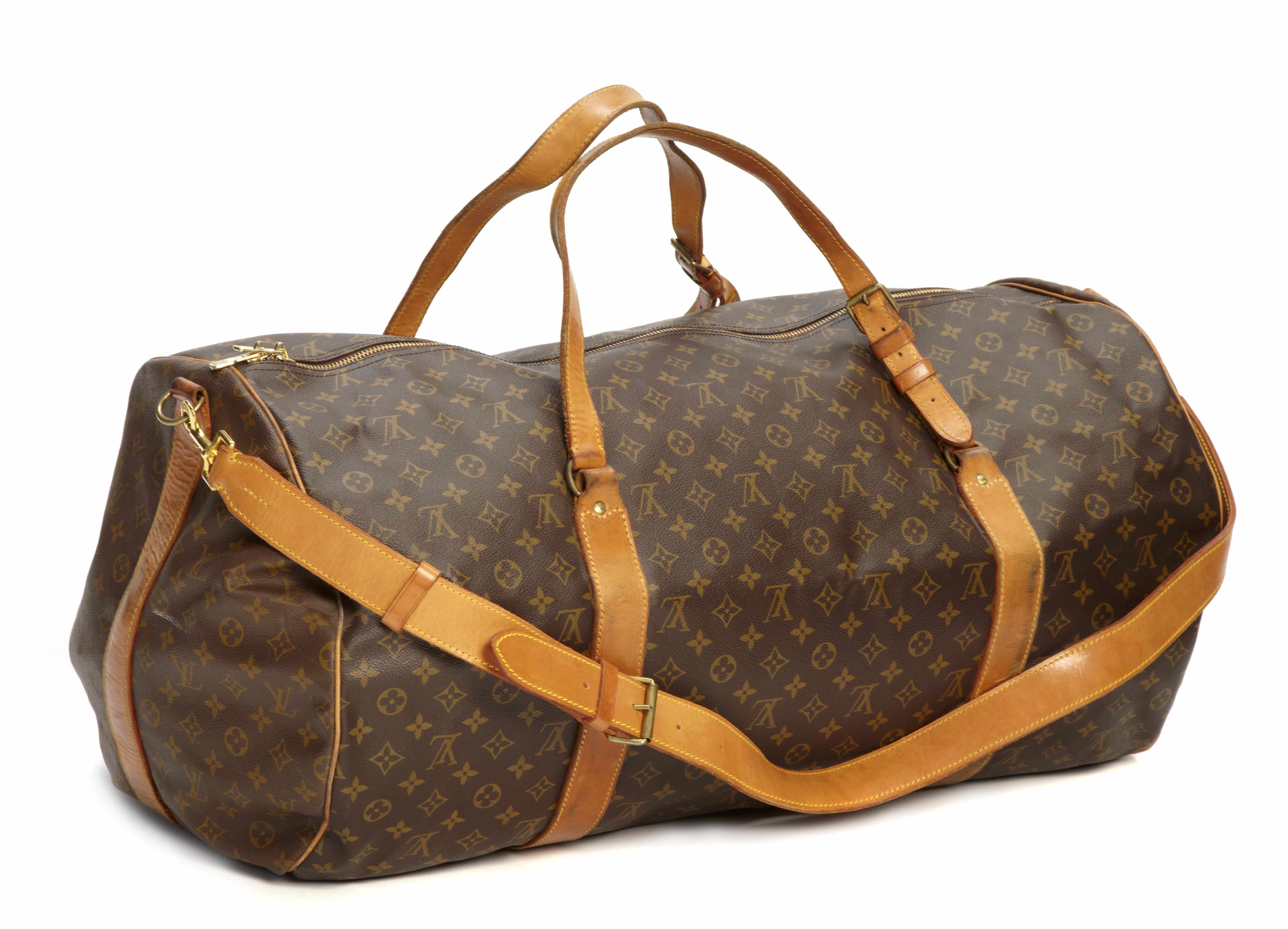 Appraisal: A Louis Vuitton duffle bag size in x in x