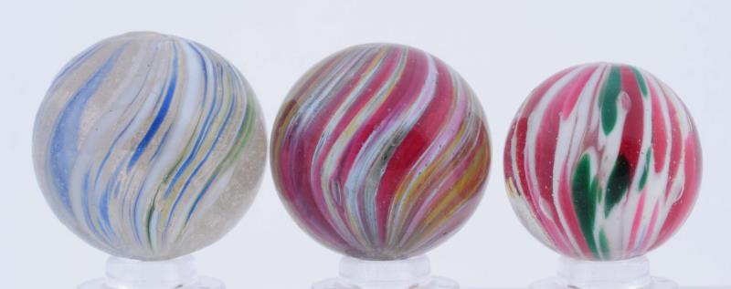 Appraisal: Lot Of Handmade Marbles Lot includes two multicolor onionskins and