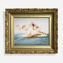 Appraisal: After Alexandre Cabanel by KPM The Birth of Venus plaque