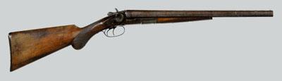 Appraisal: Remington side-by-side shotgun ga in double Damascus barrels marked Wells