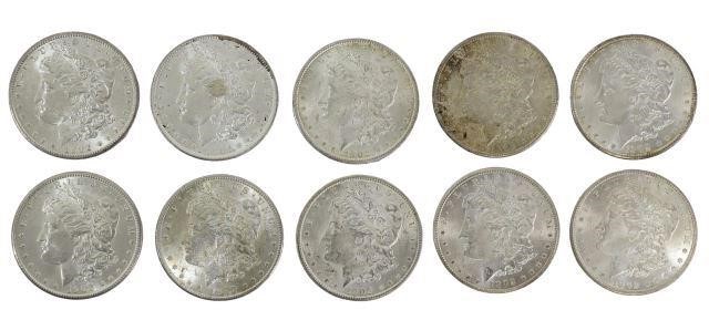 Appraisal: lot of U S Morgan uncirculated silver dollars 'O 'O'