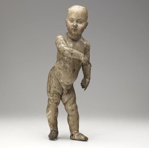 Appraisal: EUROPEAN WOOD CARVING Child or cherub th C