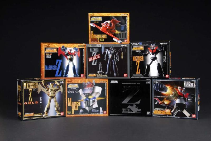 Appraisal: LOT OF SOUL OF CHOGOKIN MAZINGERS Description Japanese Made by