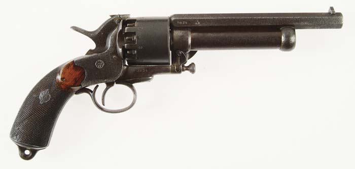 Appraisal: FINE PARIS LEMAT PERCUSSION REVOLVER Cal mm rifled bbl ga