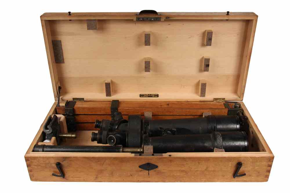 Appraisal: RARE EARLY SET ZEISS BINOCULARS - Field Binoculars with Tripod