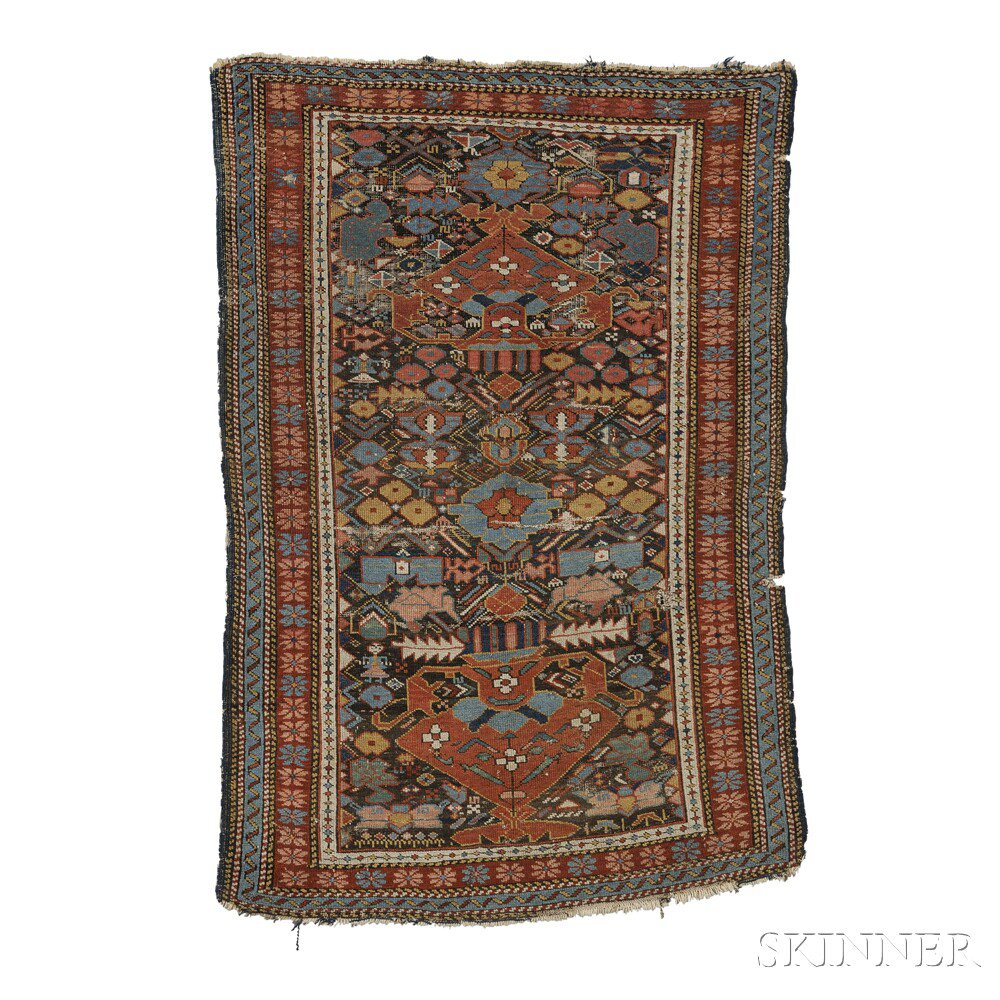 Appraisal: Kuba Rug Northeast Caucasus late th century two opposing vases