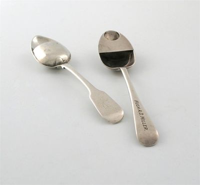 Appraisal: A silver medicine spoon by The Cooper Brothers Sheffield old