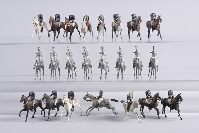 Appraisal: Lot of Britains figures consisting of unpainted French Foreign Legion