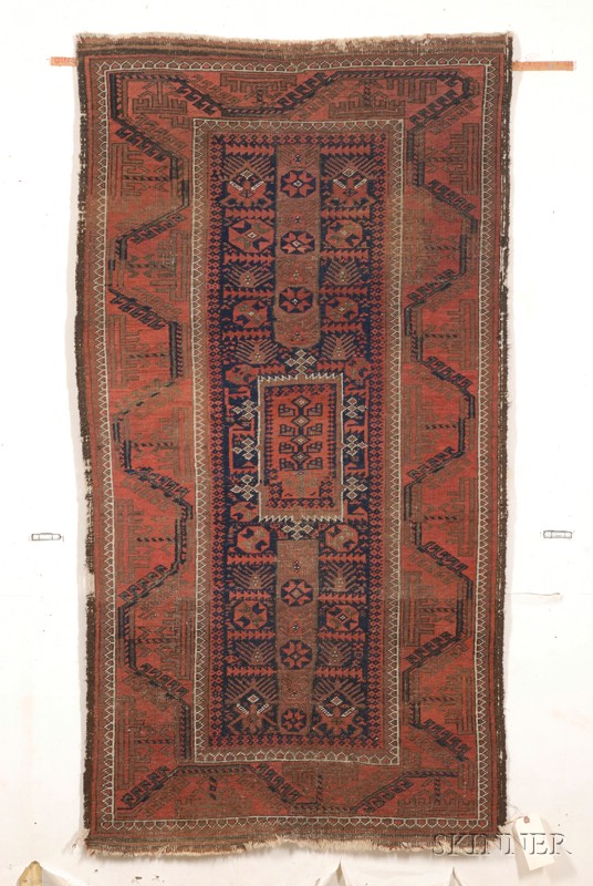 Appraisal: Baluch Rug Northeast Persia last quarter th century ft in