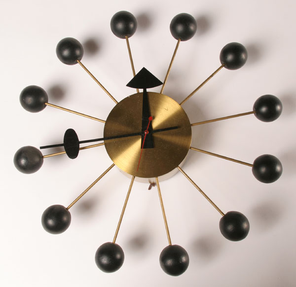 Appraisal: George Nelson Ball clock manufactured by the Howard Miller Clock