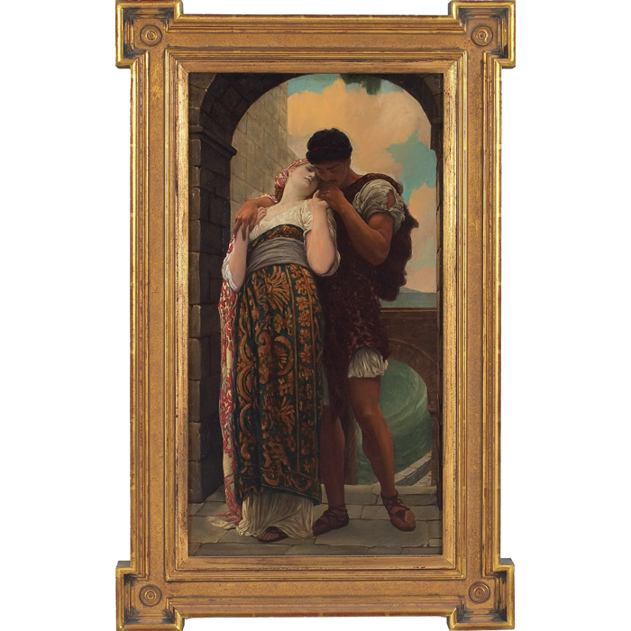 Appraisal: After Lord Frederic Leighton British - ''Wedded '' c oil