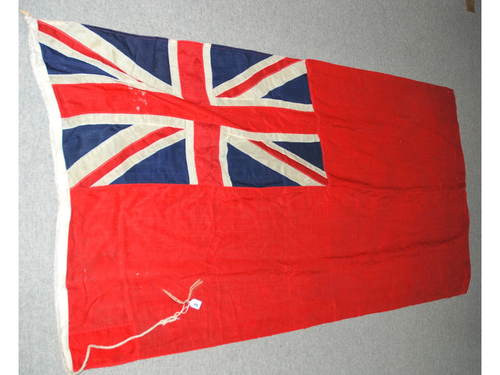 Appraisal: A Royal naval Ensign and an American star and strips