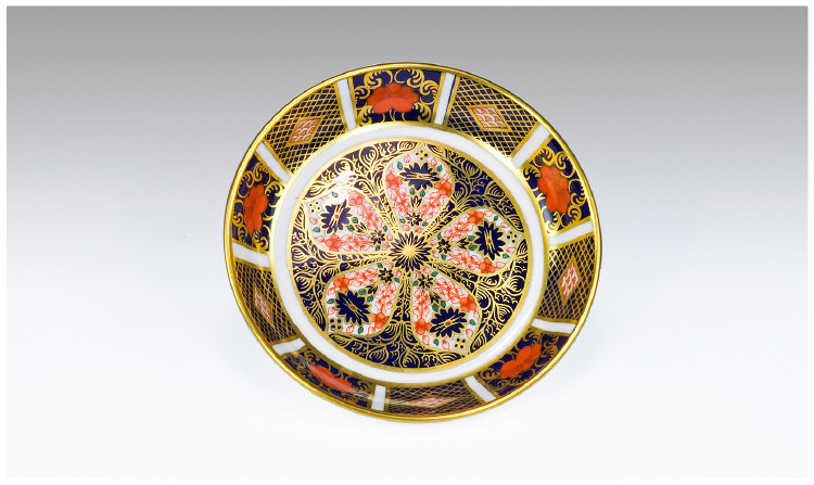 Appraisal: Royal Crown Derby Imari Pattern Pin Dish Measures inches in