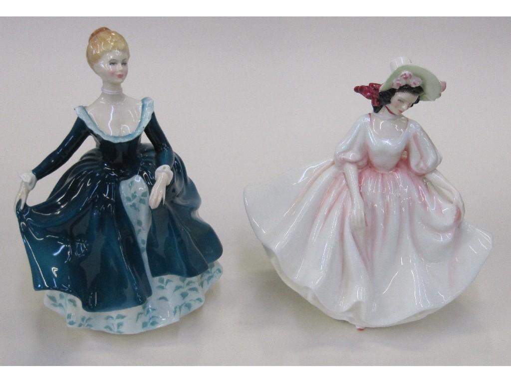 Appraisal: Two Royal Doulton figures 'Janine' HN and 'Sunday Best' HN