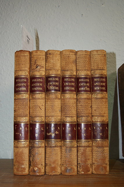 Appraisal: BOOKS Rollin M The Ancient History of the Egyptians Carthaginians