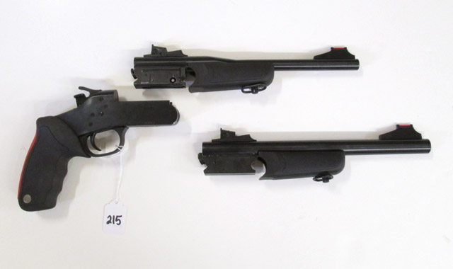 Appraisal: ROSSI MATCHED PAIR SINGLE SHOT PISTOL two barrel set lr