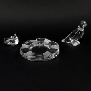 Appraisal: Grouping of Three Crystal Tableware Grouping of Three Crystal Tableware