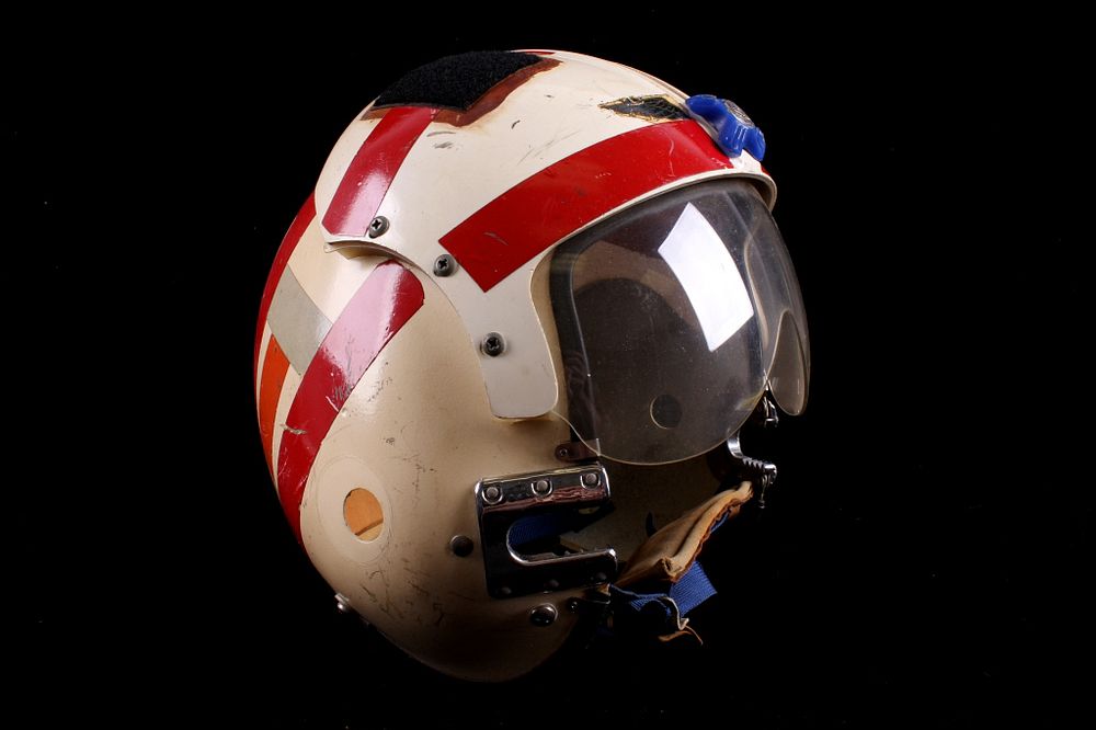 Appraisal: - 's Air Force Fighter Pilot Helmet This lot includes