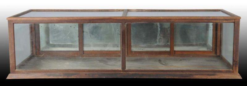 Appraisal: Country Store Display Case Description Three mirrored sliding back doors