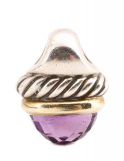 Appraisal: David Yurman Faceted Amethyst Pendant David Yurman American founded -