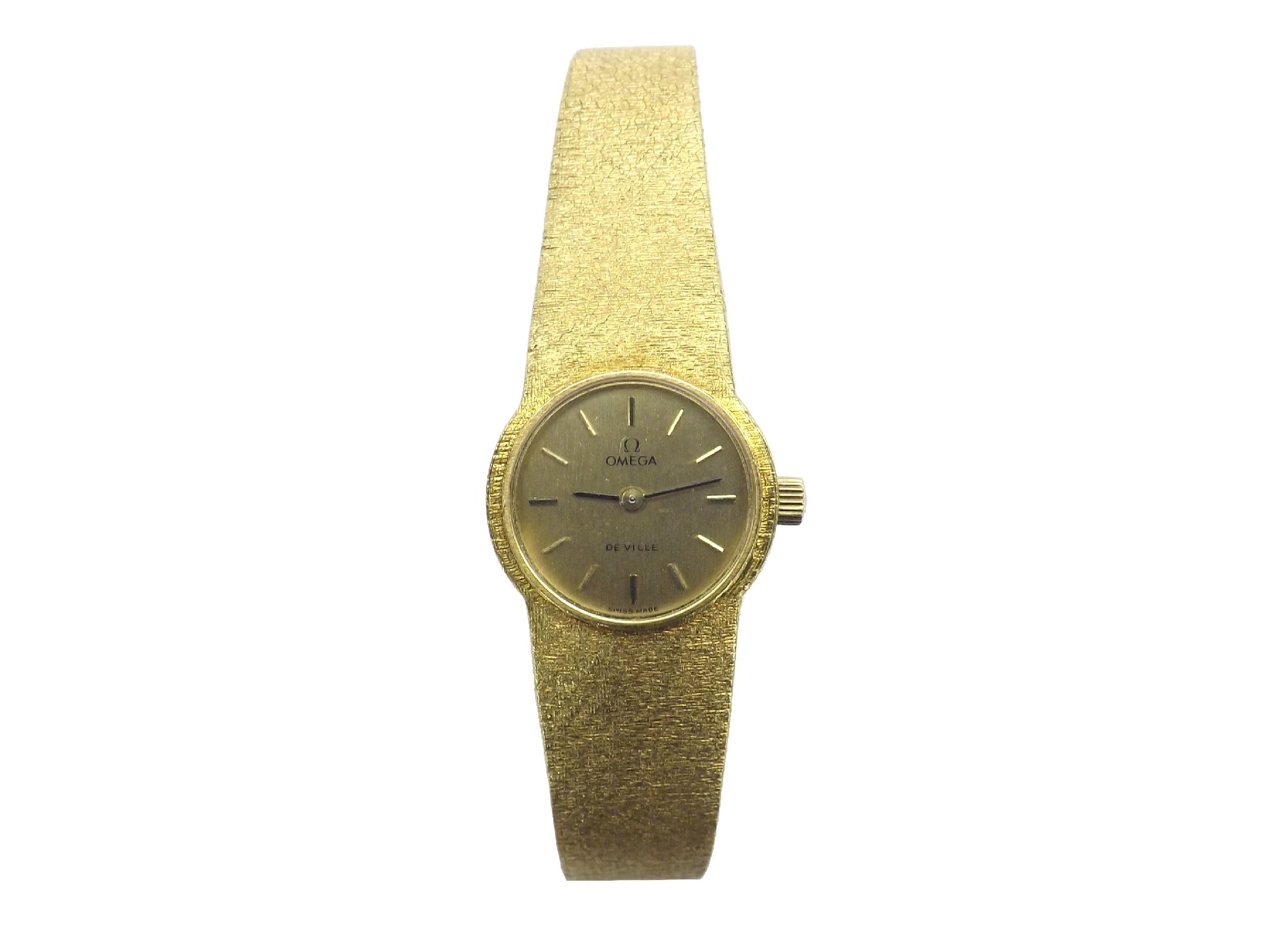 Appraisal: Omega De Ville ct lady's bracelet watch circa ref gilt