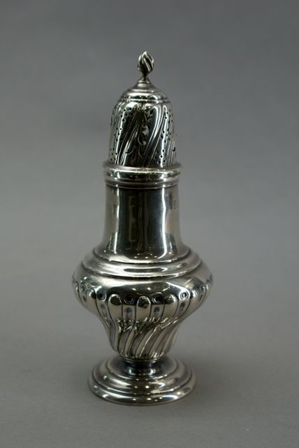 Appraisal: A late Victorian sterling silver sugar castor Maker DJW London