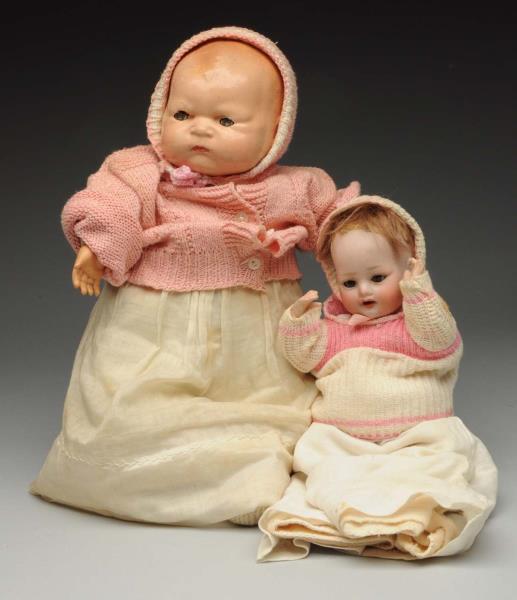 Appraisal: Lot Of Baby Dolls and Accessories German bisque socket head