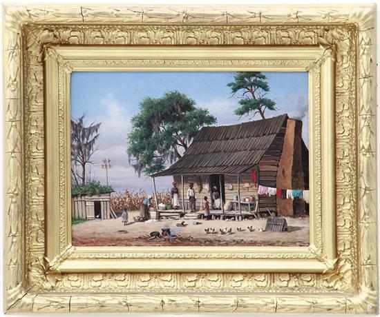 Appraisal: William Aiken Walker South Carolina - RURAL SOUTHERN CABIN SCENE