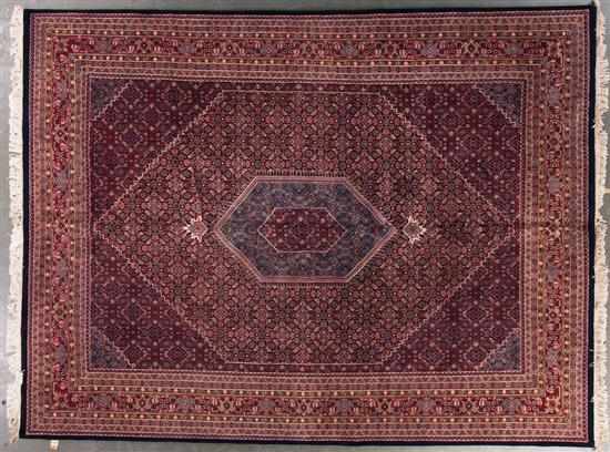 Appraisal: Indo-Bijar carpet India modern x Estimate -