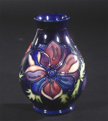 Appraisal: Anemone' a Moorcroft Pottery vase painted in colours painted marks