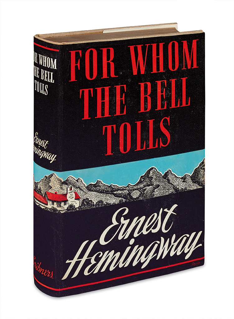 Appraisal: HEMINGWAY ERNEST For Whom the Bell Tolls vo publisher's tan