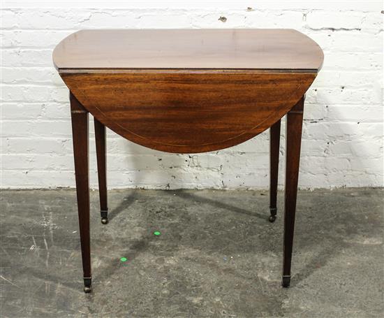 Appraisal: Sale Lot An English Mahogany Drop Leaf Table th century