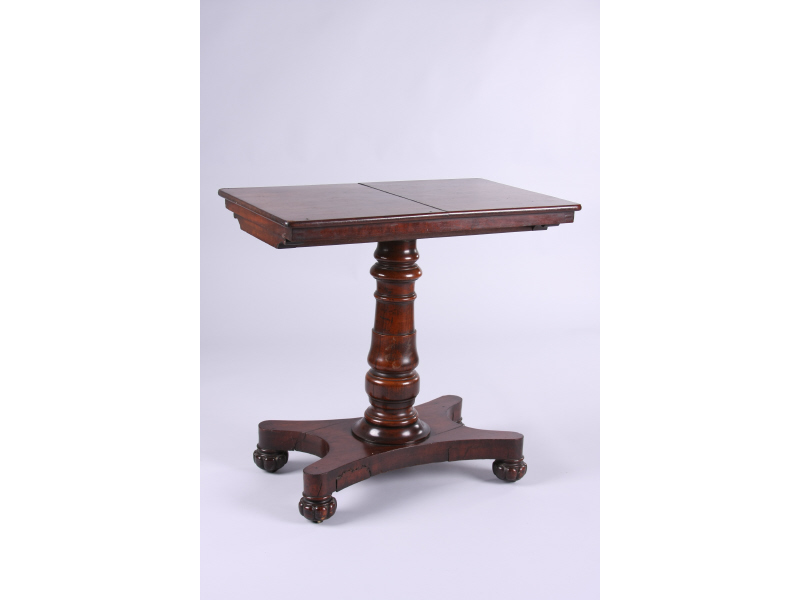 Appraisal: William IV Music Stand ca - mahogany and mahogany veneers