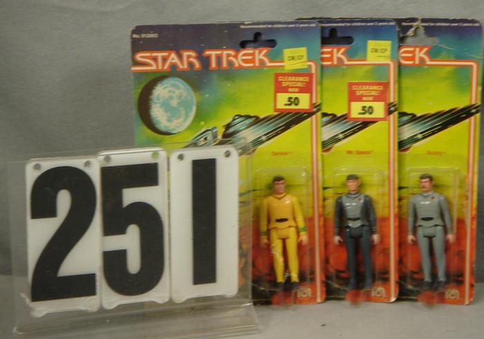 Appraisal: Mego Star Trek Figures set of mint on cards Estimate