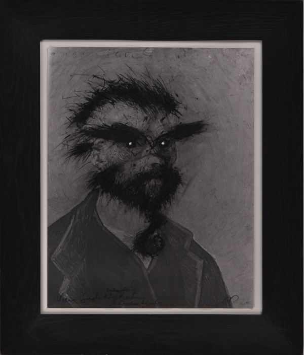 Appraisal: ARNULF RAINER b PORTRAIT OF VAN GOGH AS TOM CAT