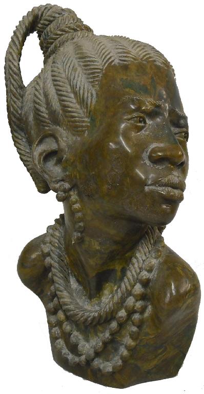 Appraisal: By James Tandi African late th century - bust study