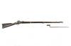 Appraisal: MUSKET - U S New York percussion musket with bayonet