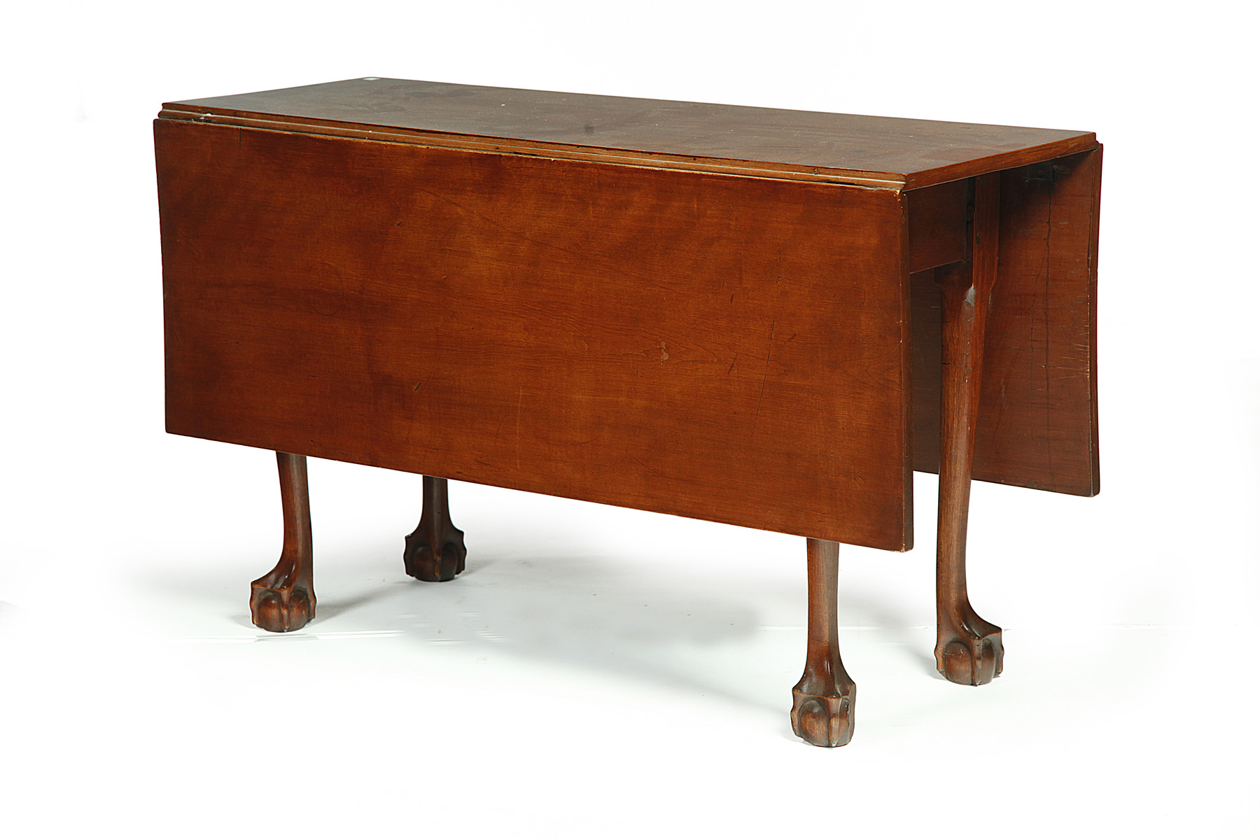 Appraisal: CHIPPENDALE DROP LEAF TABLE Possibly New York th century maple