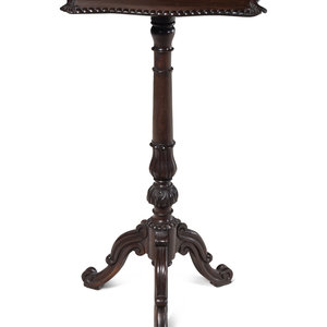 Appraisal: A Scottish William IV Laburnum Tripod Table in the Manner