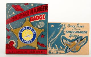 Appraisal: Group of Two Space Ranger Badges Group of Two Space