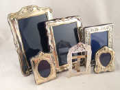 Appraisal: Four modern silver photo frames two being miniature size two