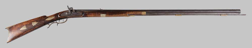 Appraisal: Ithamer Armfield Percussion Rifle North Carolina mid th century -