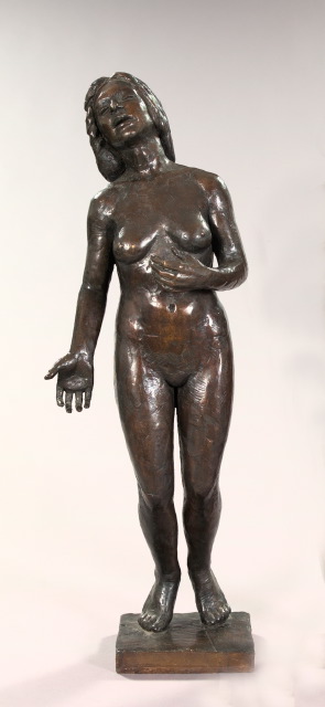 Appraisal: Thomas Bruno American b Active Louisiana large patinated bronze figure