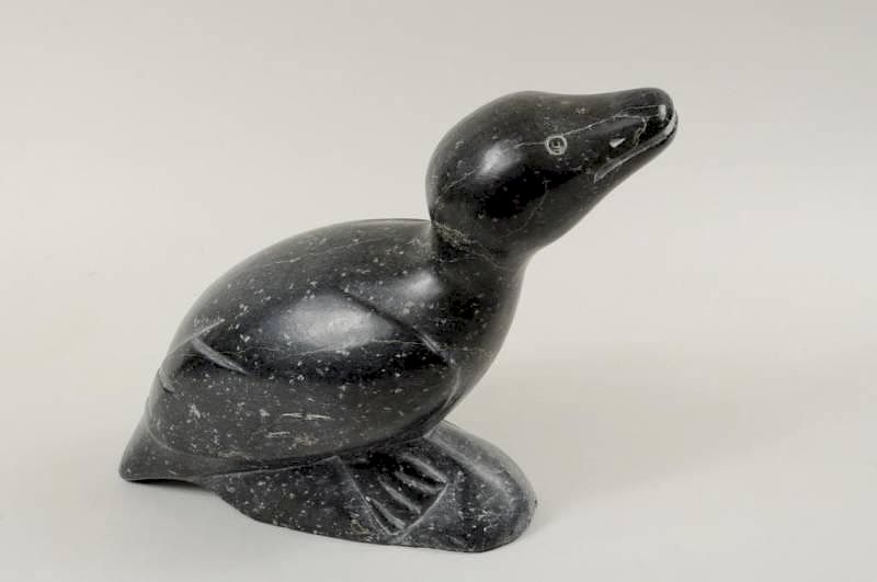 Appraisal: Large Inuit Stone Carving Of Bird Large Inuit stone carving