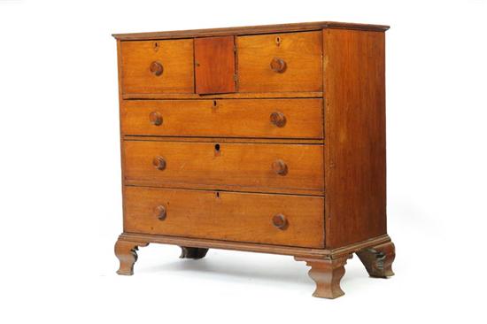 Appraisal: COUNTRY CHIPPENDALE CHEST OF DRAWERS Attributed to Virginia early th