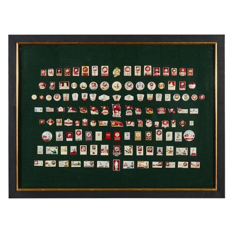 Appraisal: Seven Framed Groups of Cultural Revolution Mao s Badges A